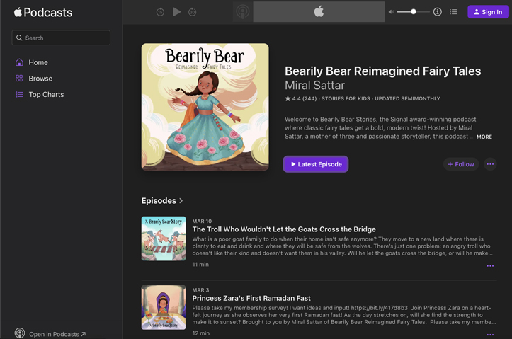 Bearily Bear Reimagined Fairy Tales by Zarez Media