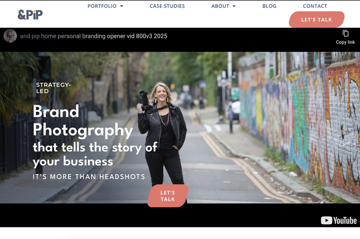 &Pip Website by Little bird communications llc