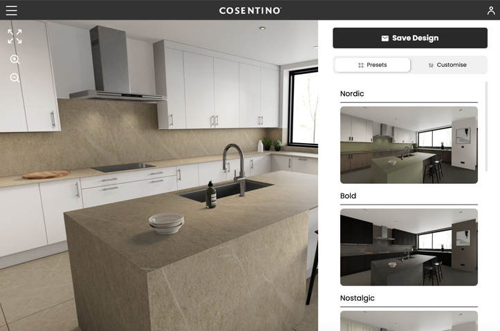 Cosentino Pano Visualiser by Onfigr