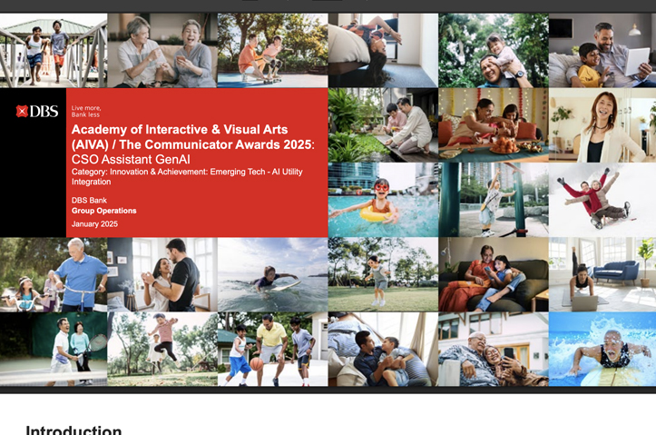 DBS: CSO Assistant GenAI by DBS Bank
