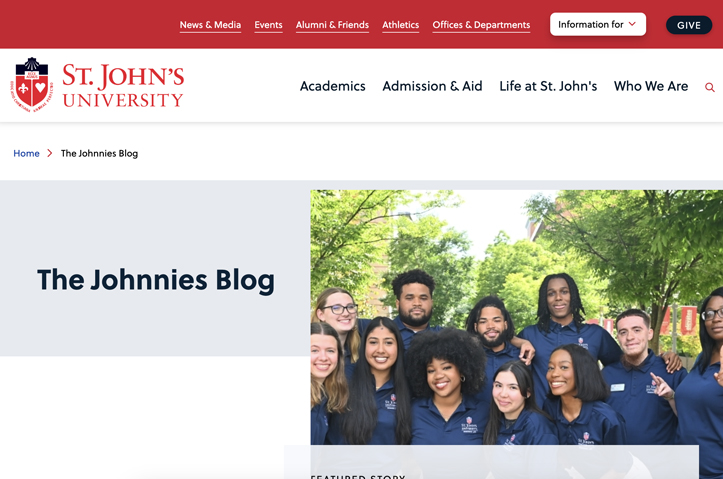 The Johnnies Blog by St. John's University