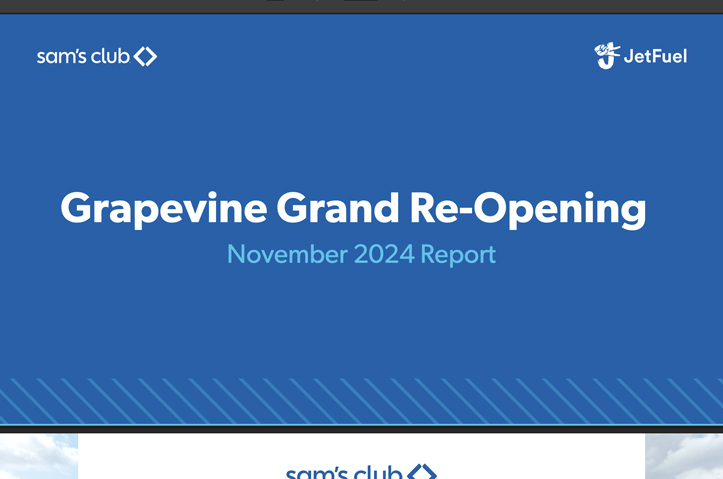 Sam's Club Grapevine Grand Re-Opening by JetFuel
