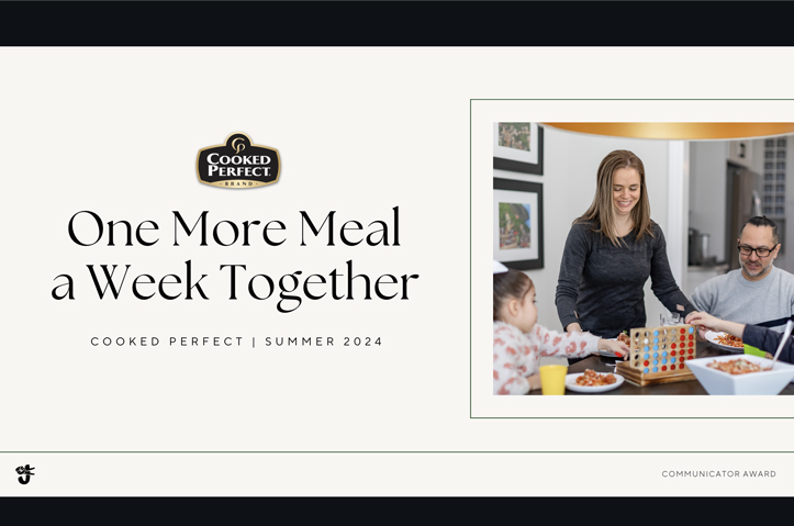 COOKED PERFECT One More Meal A Week by JetFuel
