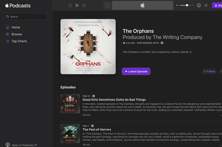 THE ORPHANS by The Writing Company