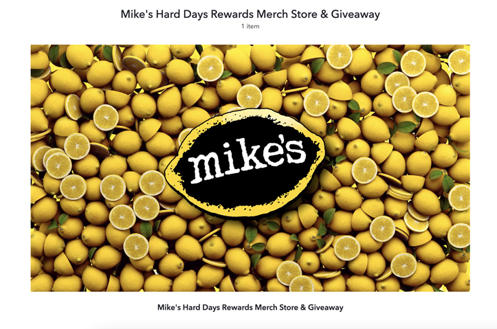 Mike's Hard Days Rewards Merch Store and Giveaway by Mark Anthony Brands