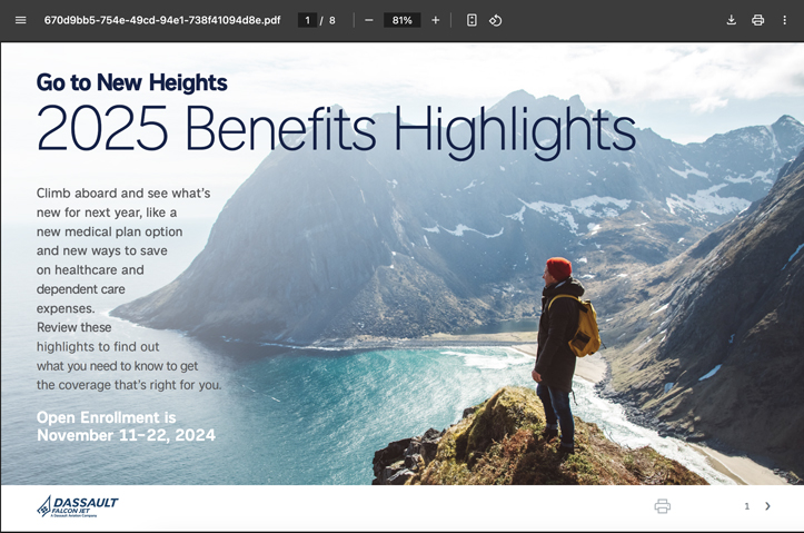 2025 Benefits Open Enrollment Highlighter by Smith Communication Partners