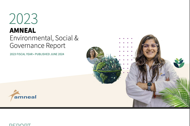 2023 Amneal Environmental, Social & Governance Report by Cosmos Communications/Marena Cosmos