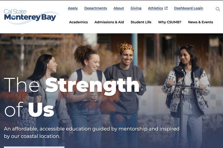 CSU Monterey Bay: Website Redesign by OHO Interactive