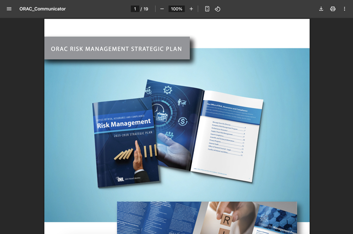 ORAC Risk Management Report by RED, Inc. Communications