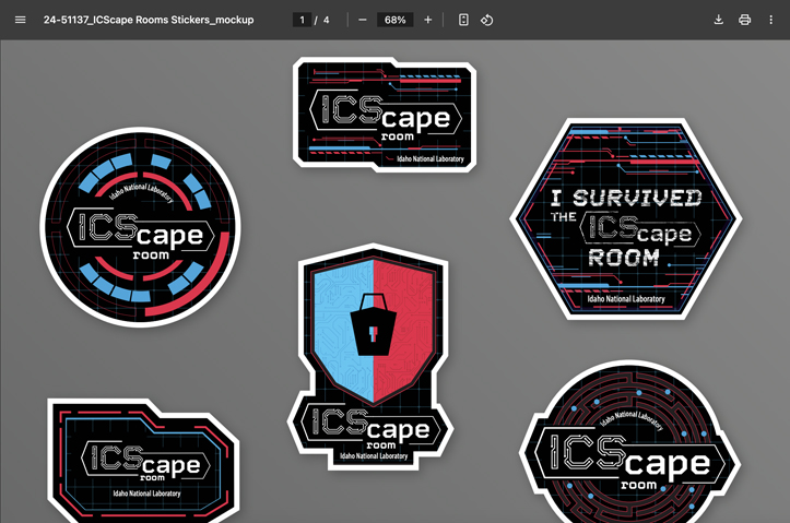 ICScape Conference Stickers and T-Shirts by RED, Inc. Communications