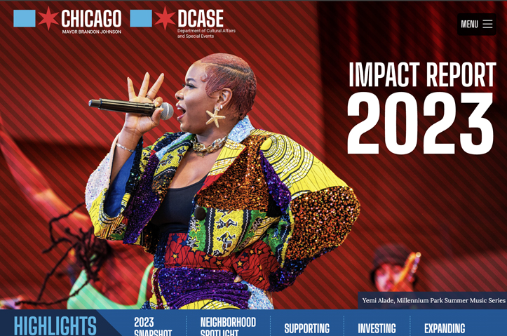 Chicago Dept of Cultural Affairs and Special Events 2023 Annual Report by EDUCO