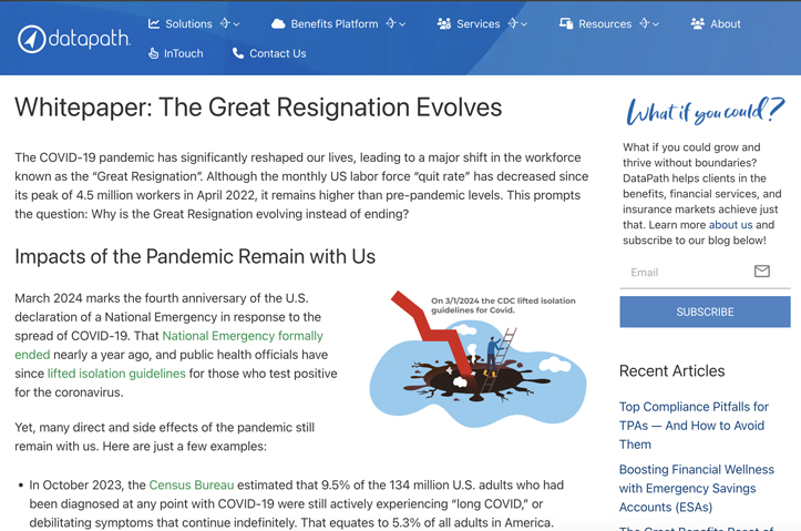 The Great Resignation Evolves by DataPath, Inc.