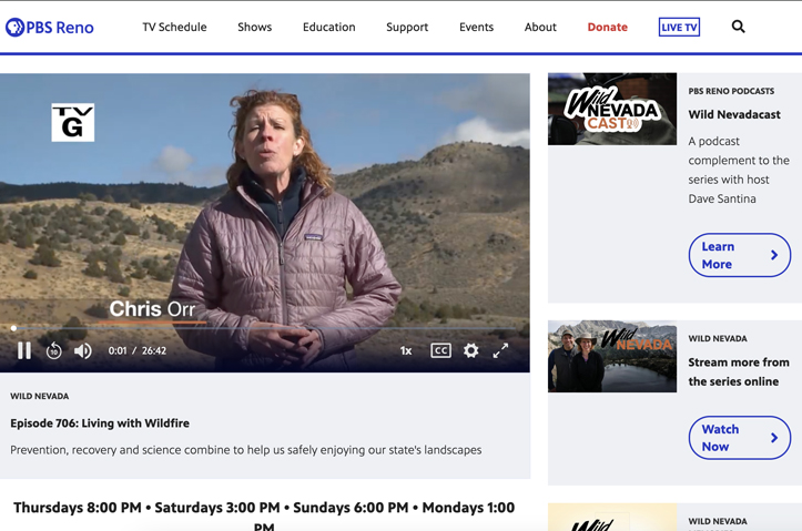 Wild Nevada #706 Living with Wildfire by PBS Reno