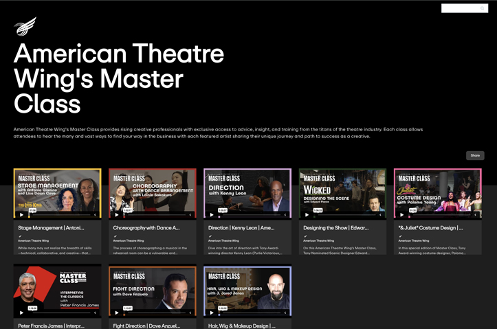American Theatre Wing's Master Class by American Theatre Wing