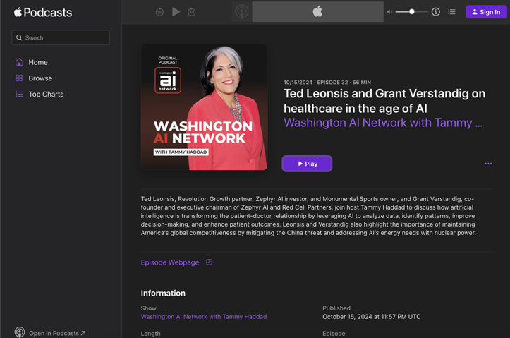 Washington AI Network with Tammy Haddad by Haddad Media