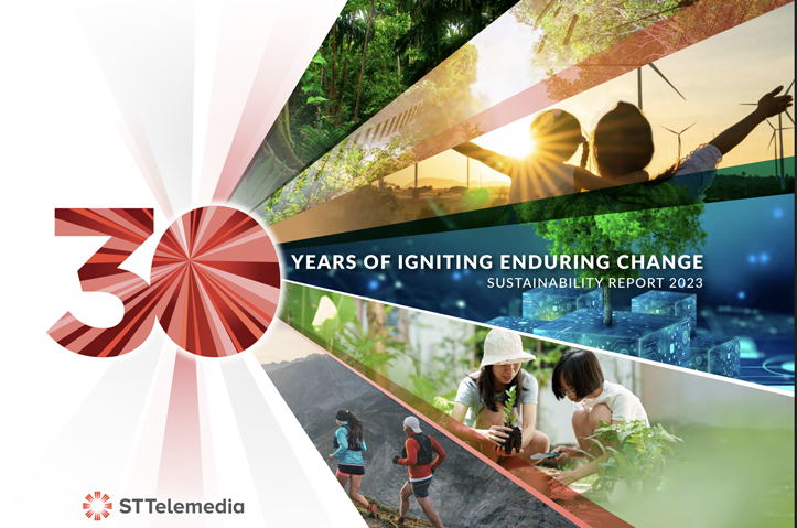 ST Telemedia SR Report 2023 - 30 Years of Igniting Enduring Change by META FUSION PTE LTD