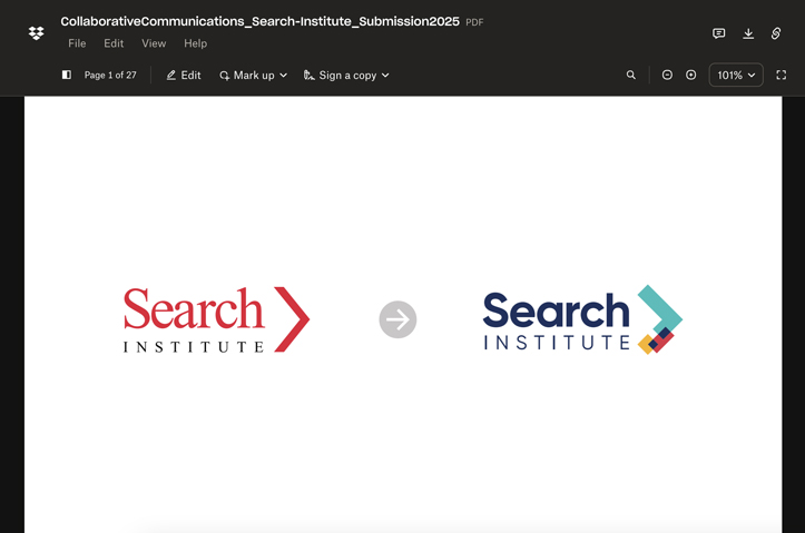 Brand Refresh for Search Institute by Collaborative Communications