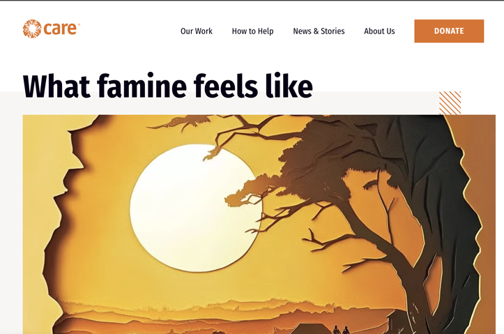 What Famine Feels Like by CARE.org