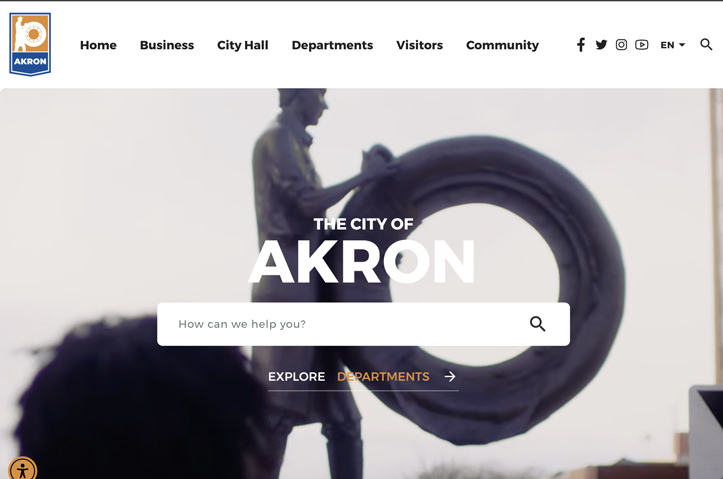 The City of Akron, Ohio by Revize