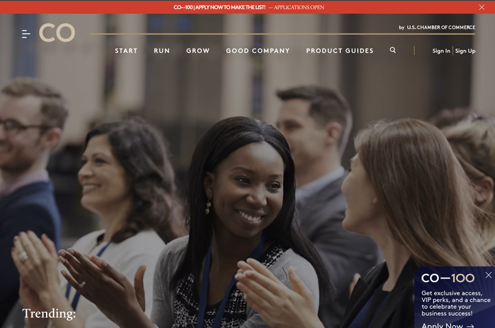 CO— by U.S. Chamber of Commerce: Helping Small Businesses Start, Run, and Grow by CO— by U.S. Chamber of Commerce