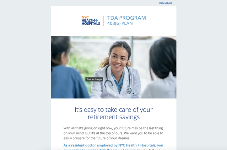 Resident's Enrollment Email by Empower