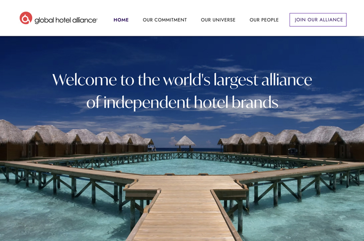 Global Hotel Alliance Company Website by Global Hotel Alliance