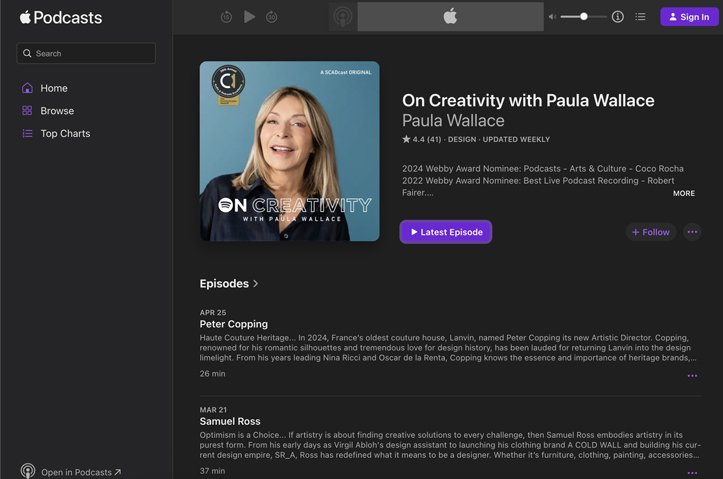 OnCreativity with Paula Wallace by Savannah College of Art and Design