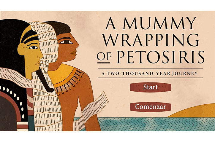 A Mummy Wrapping of Petosiris: A Two-Thousand-Year Journey by Getty Museum