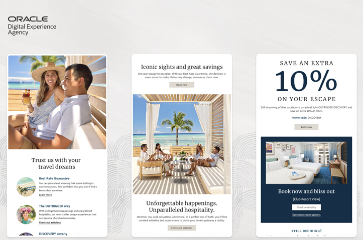 OUTRIGGER Resorts & Hotels Abandon Program by Oracle