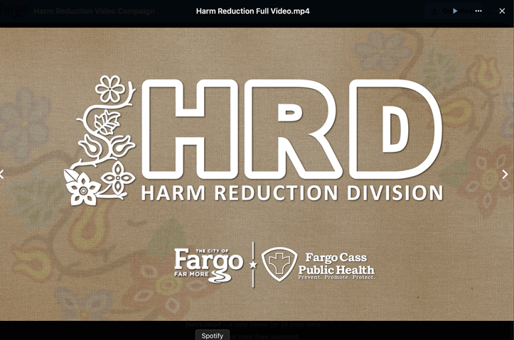 Harm Reduction Video Campaign by The City of Fargo