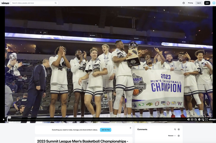 Summit League Basketball Championships by Mud Mile Communications