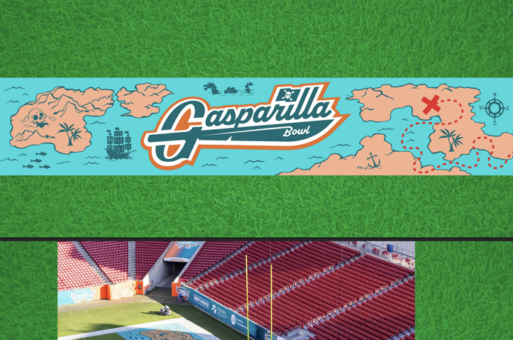 Gasparillia Bowl Endzones by HIFIVE