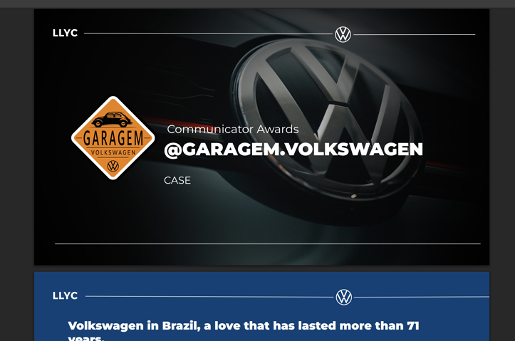 Garagem Volkswagen by LLYC