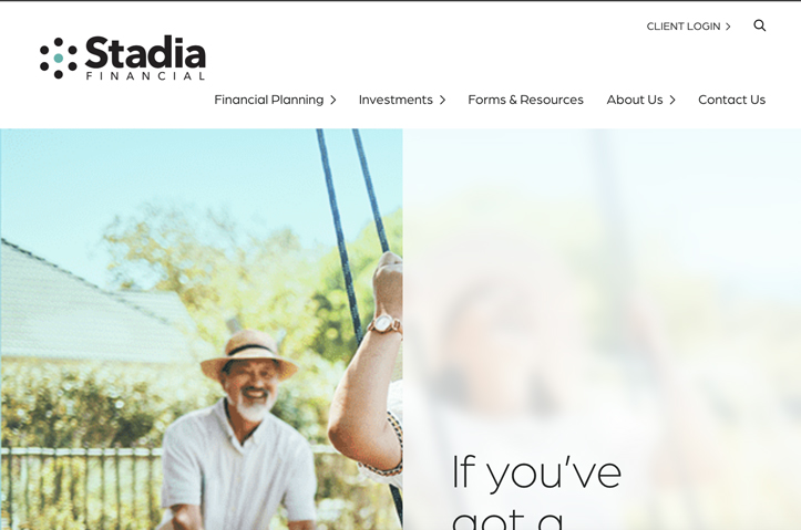 Stadia Financial, LLC Website by Anthology FINN Partners