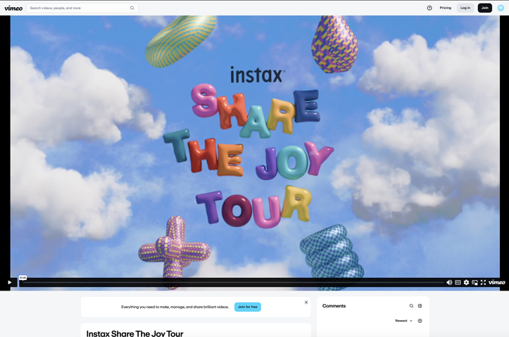 Instax Share the Joy Tour by Factory360