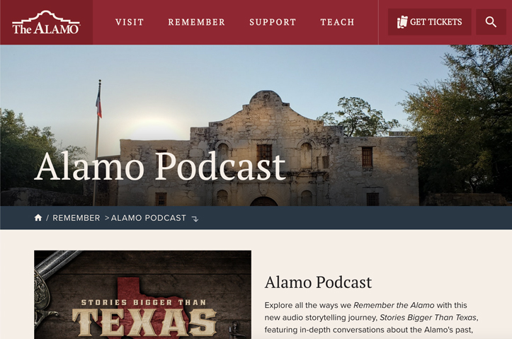 Stories Bigger Than Texas: The Alamo Podcast by The Alamo