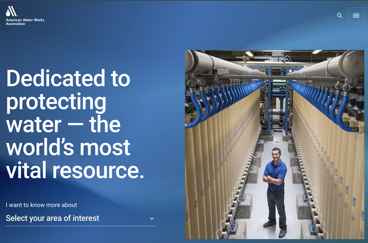 American Water Works Association Website by American Water Works Assocation