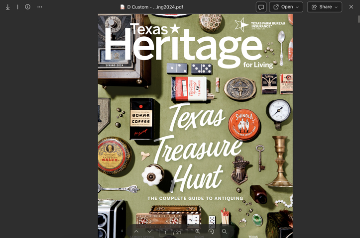 Texas Heritage for Living by D Custom