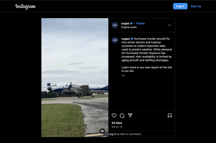 Hurricane Hunters Face the Growing Storm by U.S. Government Accountability Office