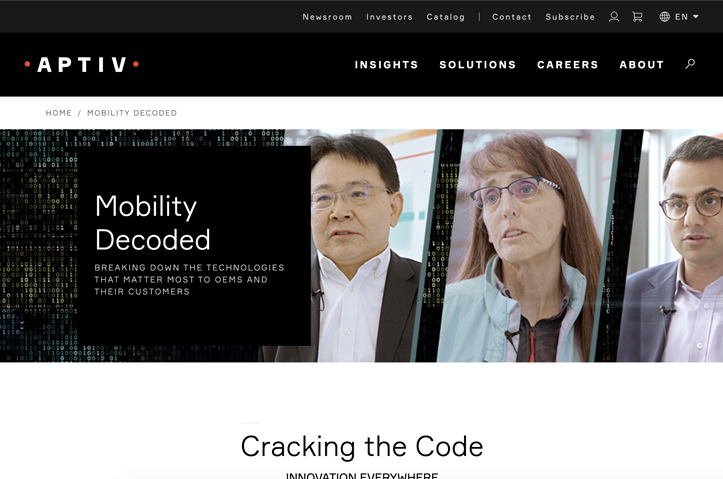 Mobility Decoded Video Series by Aptiv
