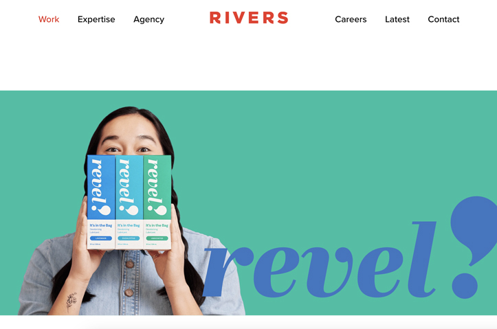 Revel Ostomy Branding by Rivers Agency