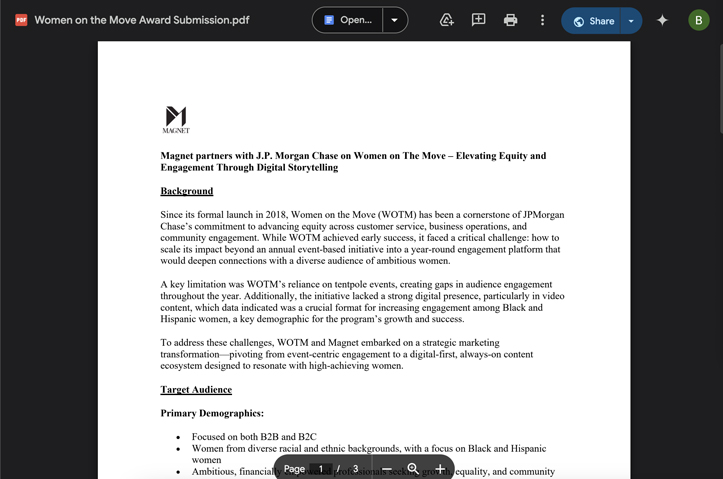 Women on The Move by Magnet
