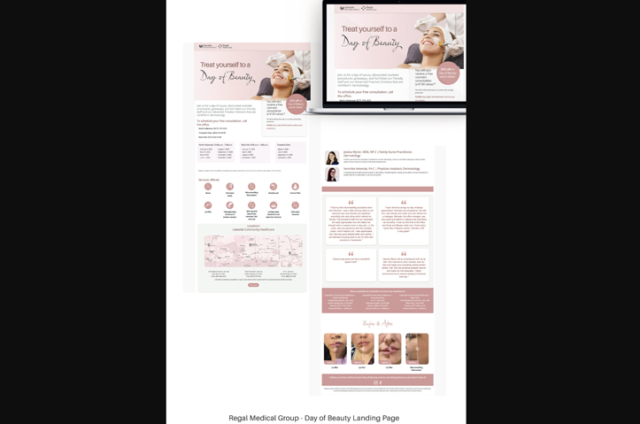 Regal Medical Group - Day of Beaty Landing page by Regal Medical Group