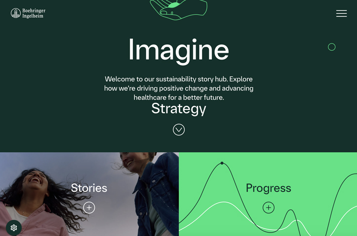 Imagine - Our Sustainability Story Hub by Boehringer Ingelheim