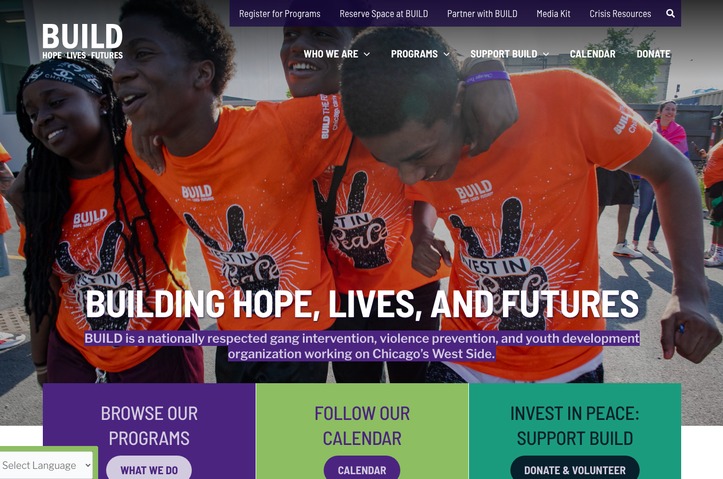 BUILD Chicago Website Redesign by EDUCO