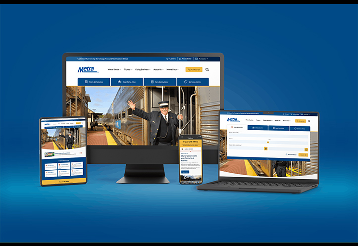 Metra Rail Website Redesign & E-Commerce Platform by Clarity Partners