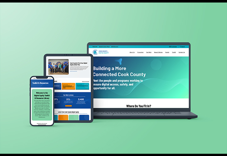 Cook County Digital Equity Website Design by Clarity Partners