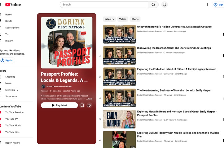 Passport Profiles: A Dorian Destinations Podcast by Dorian Destinations