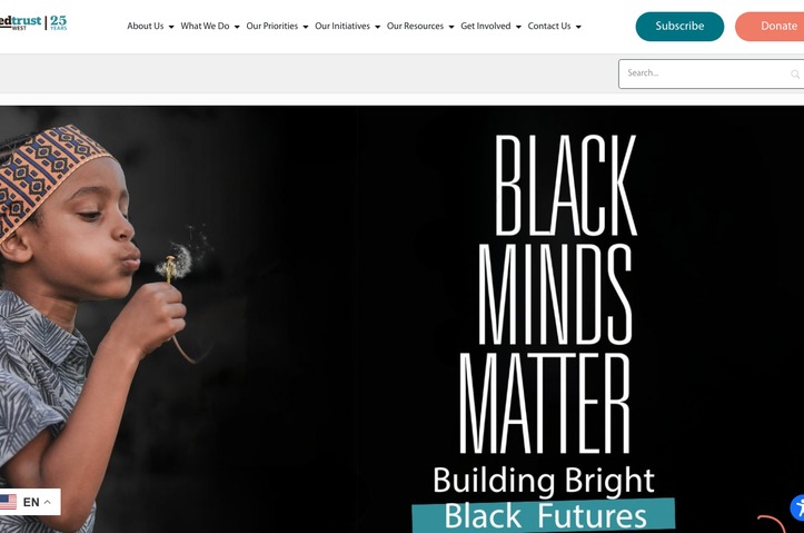 Education Trust-West Black Minds Matter Report by Ratkaj Designs