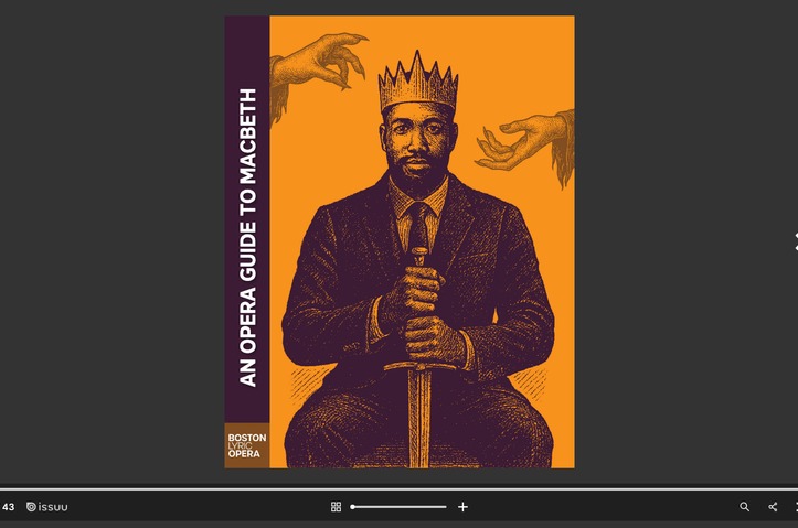 Opera Study Guide for Macbeth - Boston Lyric Opera by Wetherbee Creative & Web